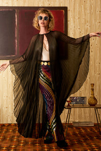 Into the Night Pleated Cape - PRE-ORDER