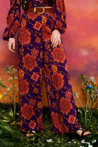 Gemini Twin Mandala Wide Leg Pants - The Hippie Shake
