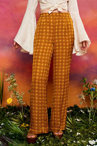 Heart of Gold Daisy Broderie Pants - The Hippie Shake