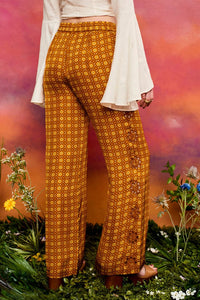 Heart of Gold Daisy Broderie Pants - The Hippie Shake