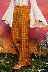 Heart of Gold Daisy Broderie Pants - The Hippie Shake