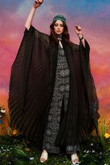Into the Night Pleated Cape - The Hippie Shake