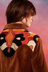 Midnight Cowboy Brown Velvet Butterfly Jacket - PRE-ORDER - The Hippie Shake