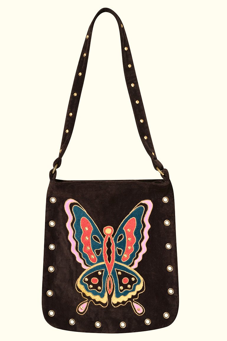 Sugar Mountain Velvet Butterfly Bag - PRE-ORDER - The Hippie Shake