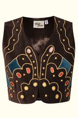 Sugar Mountain Velvet Butterfly Vest - PRE-ORDER - The Hippie Shake