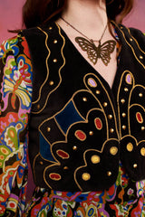 Sugar Mountain Velvet Butterfly Vest - PRE-ORDER - The Hippie Shake