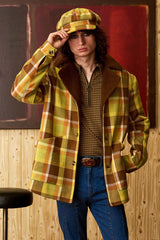 Candidate Teddy Green Check Coat - The Hippie Shake