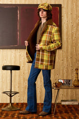 Candidate Teddy Green Check Coat - The Hippie Shake