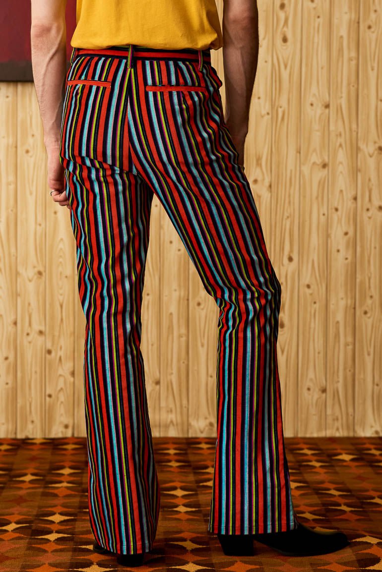 Freddie Glam Striped Flares - The Hippie Shake