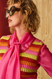 Kooks Striped Crochet Vest - PRE-ORDER - The Hippie Shake