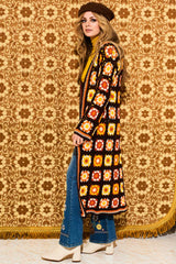 Lady Lay Floral Handmade Crochet Cardigan - The Hippie Shake