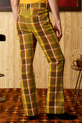 Lay It Down Green Check Trousers - The Hippie Shake
