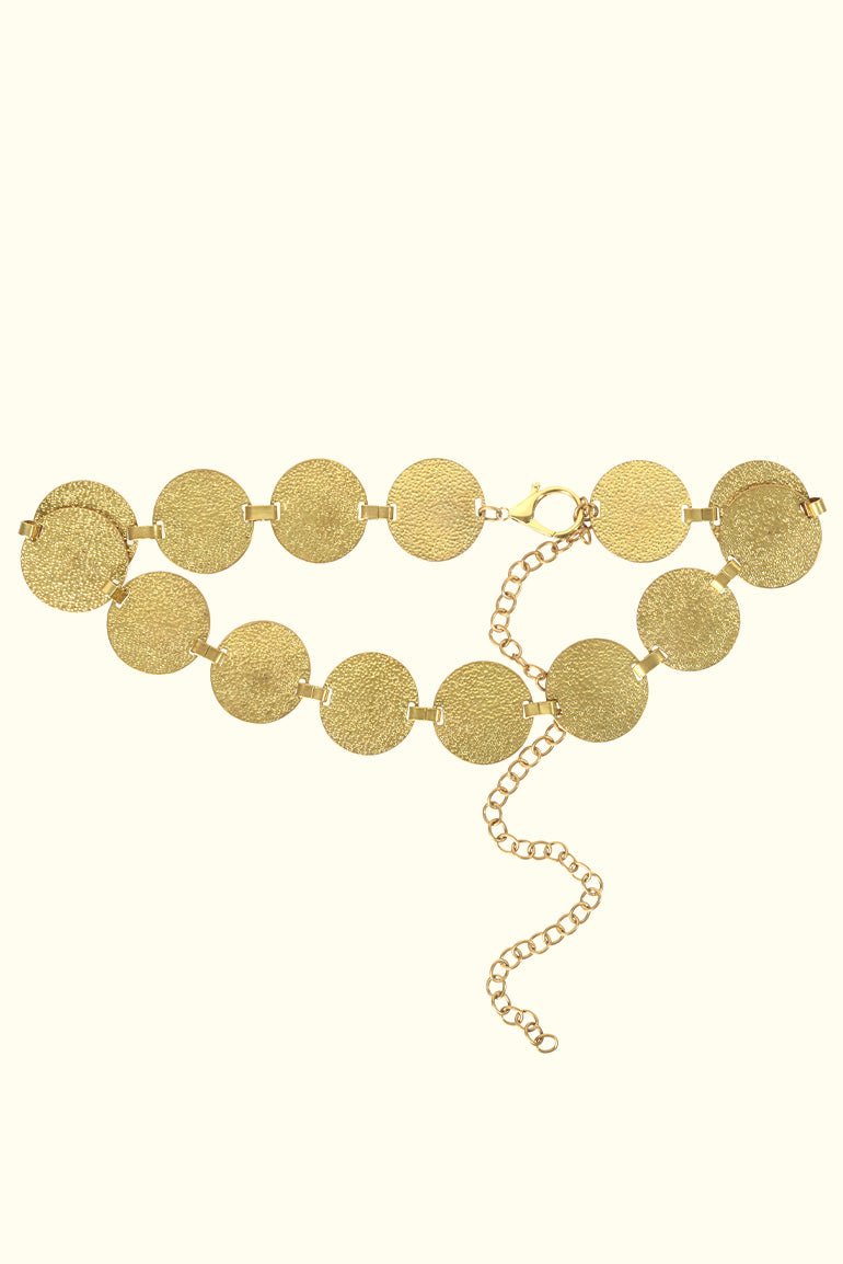 Life on Mars Gold Disc Chain Belt - The Hippie Shake