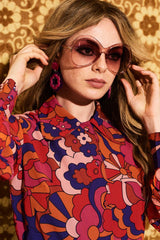 Ohh La La Pink Oversized Sunglasses - The Hippie Shake