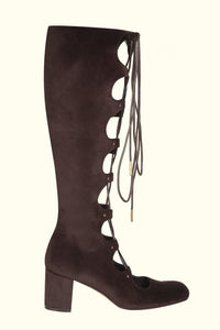 Whole Lotta Trouble Brown Lace Up Boots - The Hippie Shake